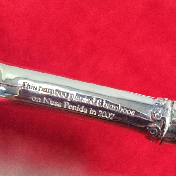 John Hardy Silver Bambo Bangle Bracelet - Picture 4 of 10